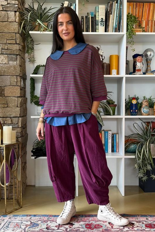 Sunday Morning Relaxed Sweatshirt Fig & Olive